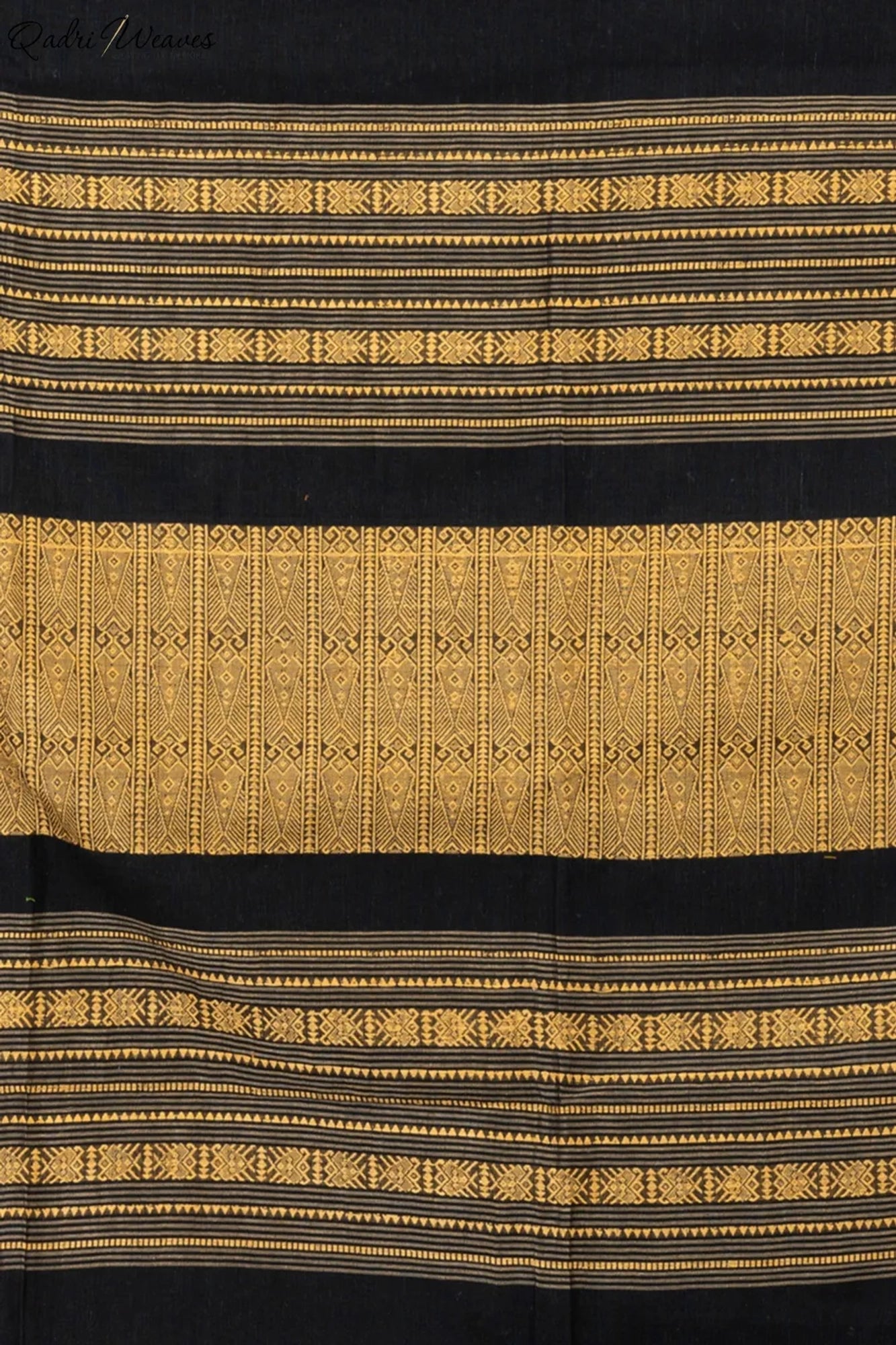 Handloom Blackish Khadi Cotton Tangail Saree