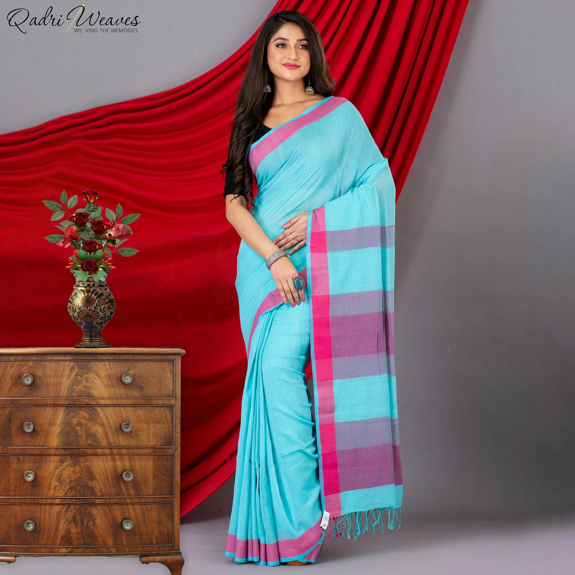 Buy Exclusive Handloom Khadi Cotton Saree Online