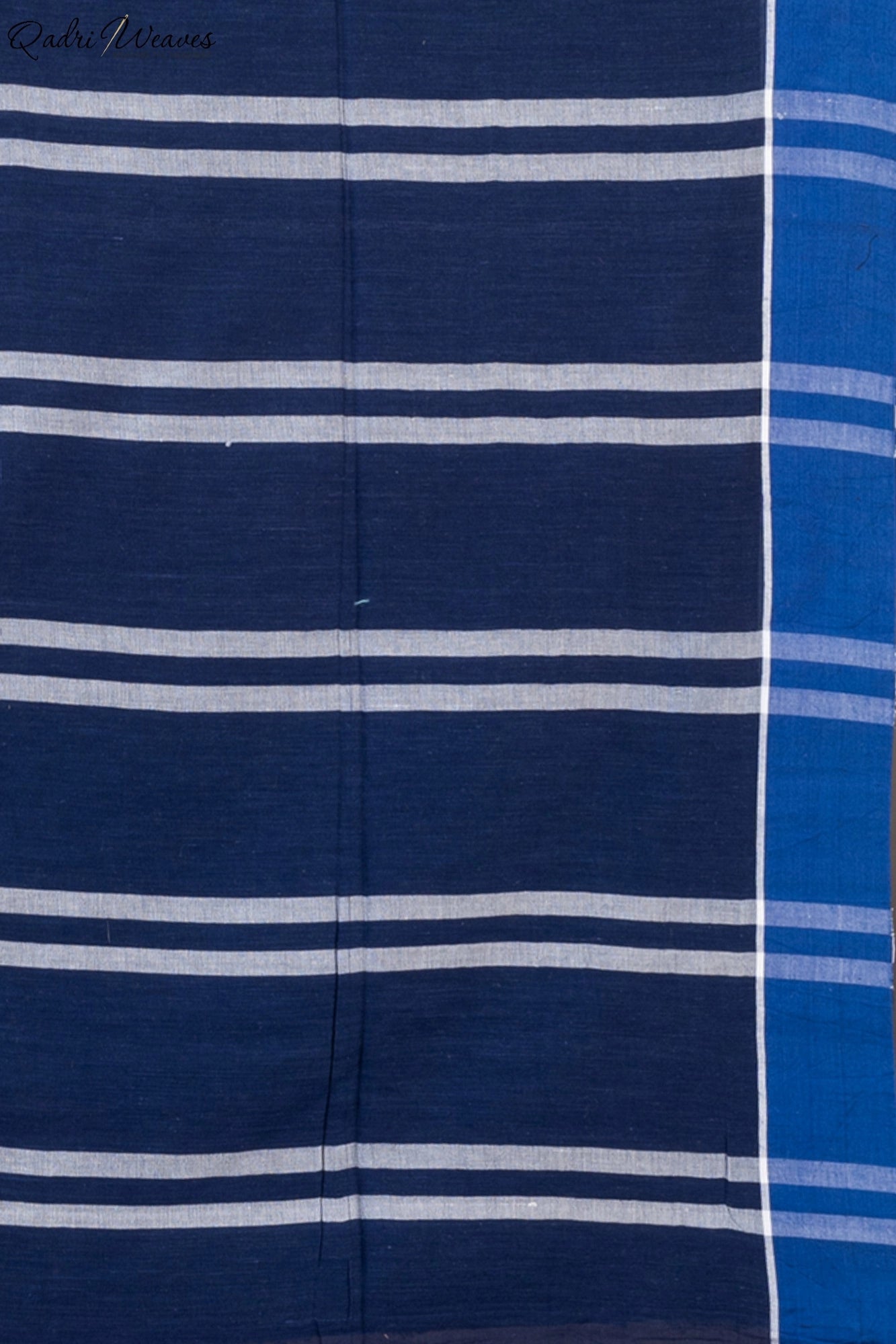 Handloom Blue Premium Mulmul Khadi Cotton Saree